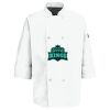 Eight Pearl Button Chef Coat with Thermometer Pocket Thumbnail
