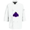 Eight Pearl Button Chef Coat with Thermometer Pocket Thumbnail