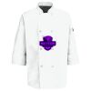 Eight Pearl Button Chef Coat with Thermometer Pocket Thumbnail