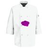 Eight Pearl Button Chef Coat with Thermometer Pocket Thumbnail