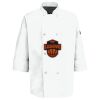 Eight Pearl Button Chef Coat with Thermometer Pocket Thumbnail