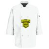 Eight Pearl Button Chef Coat with Thermometer Pocket Thumbnail