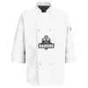 Eight Pearl Button Chef Coat with Thermometer Pocket Thumbnail