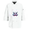 Eight Pearl Button Chef Coat with Thermometer Pocket Thumbnail