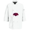 Eight Pearl Button Chef Coat with Thermometer Pocket Thumbnail