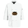 Eight Pearl Button Chef Coat with Thermometer Pocket Thumbnail