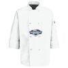 Eight Pearl Button Chef Coat with Thermometer Pocket Thumbnail