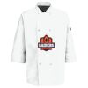 Eight Pearl Button Chef Coat with Thermometer Pocket Thumbnail