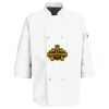 Eight Pearl Button Chef Coat with Thermometer Pocket Thumbnail