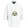 Eight Pearl Button Chef Coat with Thermometer Pocket Thumbnail