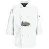 Eight Pearl Button Chef Coat with Thermometer Pocket Thumbnail