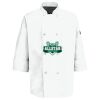 Eight Pearl Button Chef Coat with Thermometer Pocket Thumbnail