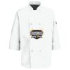 Eight Pearl Button Chef Coat with Thermometer Pocket Thumbnail