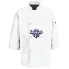 Eight Pearl Button Chef Coat with Thermometer Pocket Thumbnail