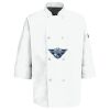Eight Pearl Button Chef Coat with Thermometer Pocket Thumbnail