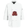 Eight Pearl Button Chef Coat with Thermometer Pocket Thumbnail