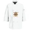 Eight Pearl Button Chef Coat with Thermometer Pocket Thumbnail