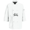 Eight Pearl Button Chef Coat with Thermometer Pocket Thumbnail