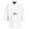 Eight Pearl Button Chef Coat with Thermometer Pocket Thumbnail