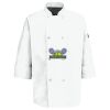 Eight Pearl Button Chef Coat with Thermometer Pocket Thumbnail