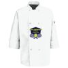 Eight Pearl Button Chef Coat with Thermometer Pocket Thumbnail
