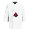 Eight Pearl Button Chef Coat with Thermometer Pocket Thumbnail