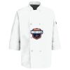 Eight Pearl Button Chef Coat with Thermometer Pocket Thumbnail