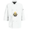 Eight Pearl Button Chef Coat with Thermometer Pocket Thumbnail