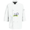 Eight Pearl Button Chef Coat with Thermometer Pocket Thumbnail