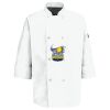 Eight Pearl Button Chef Coat with Thermometer Pocket Thumbnail
