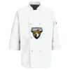 Eight Pearl Button Chef Coat with Thermometer Pocket Thumbnail