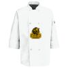 Eight Pearl Button Chef Coat with Thermometer Pocket Thumbnail