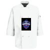 Eight Pearl Button Chef Coat with Thermometer Pocket Thumbnail