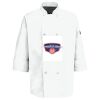 Eight Pearl Button Chef Coat with Thermometer Pocket Thumbnail