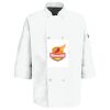 Eight Pearl Button Chef Coat with Thermometer Pocket Thumbnail
