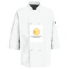 Eight Pearl Button Chef Coat with Thermometer Pocket Thumbnail