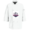Eight Pearl Button Chef Coat with Thermometer Pocket Thumbnail