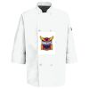 Eight Pearl Button Chef Coat with Thermometer Pocket Thumbnail