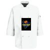 Eight Pearl Button Chef Coat with Thermometer Pocket Thumbnail