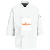 Eight Pearl Button Chef Coat with Thermometer Pocket Thumbnail