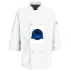 Eight Pearl Button Chef Coat with Thermometer Pocket Thumbnail