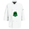Eight Pearl Button Chef Coat with Thermometer Pocket Thumbnail