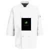Eight Pearl Button Chef Coat with Thermometer Pocket Thumbnail