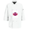 Eight Pearl Button Chef Coat with Thermometer Pocket Thumbnail