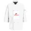 Eight Pearl Button Chef Coat with Thermometer Pocket Thumbnail