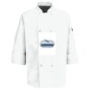 Eight Pearl Button Chef Coat with Thermometer Pocket Thumbnail