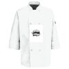 Eight Pearl Button Chef Coat with Thermometer Pocket Thumbnail
