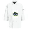 Eight Pearl Button Chef Coat with Thermometer Pocket Thumbnail