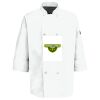 Eight Pearl Button Chef Coat with Thermometer Pocket Thumbnail