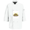 Eight Pearl Button Chef Coat with Thermometer Pocket Thumbnail